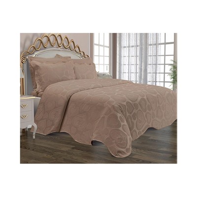Комплект Постельного Белья с Покрывалом 240x260 см ЕВРО 2 сп.Pike Set Le Jardin D'OR