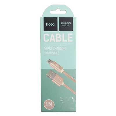 USB-кабель hoco X2 Fast Charging MicroUSB 2,4А 1 метр