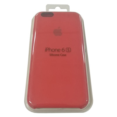 Силиконовый чехол для iPhone 6/6S красный