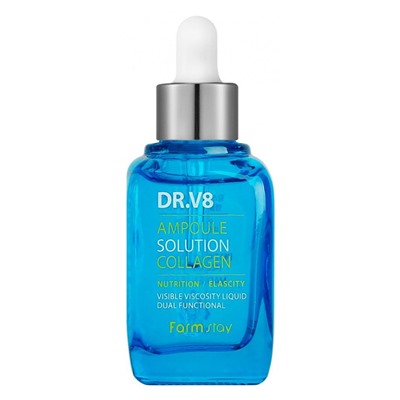 Сыворотка для лица FarmStay DR.V8 Ampoule Solution Collagen 30 ml