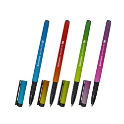 Ручка шариковая BRAUBERG SOFT TOUCH GRIP "GRADE NEON", СИНЯЯ, мягк.покрытие, ассорти,0,7мм,143710