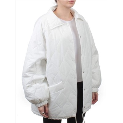 H24-213 WHITE Куртка демисезонная женская (100 гр. синтепон)