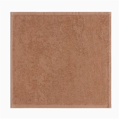 Набор махровых декоративных салфеток Этель Beautiful, 30×30 см - 8 шт, коричневый, 100% хлопок