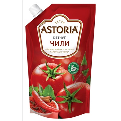 Кетчуп "Чили" ДПД 330гр ТМ "Астория" 1/18