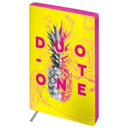 Записная книжка А5 80л. ЛАЙТ, кожзам, Greenwich Line "Urban. Yellow duotone", тон. блок, цв. срез