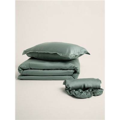 Наволочка SL Home Tencel 50*70+3 см , цв. оливковый