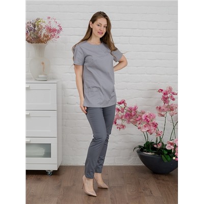 Брюки медицинские женские однотонные М-305-73 Элит-145 / Стрейч