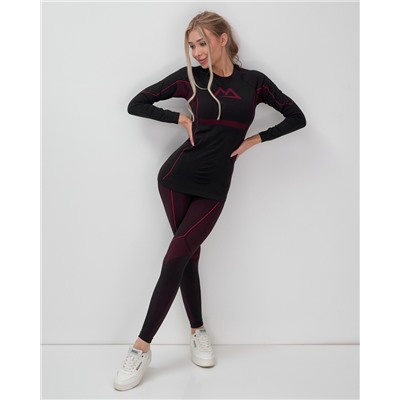 Комплект женского термобелья розового цвета 2120R