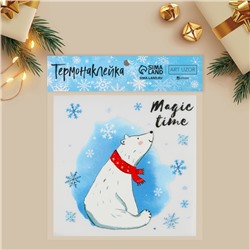 Термонаклейка Magic time, 15 х 15 см, Новый год