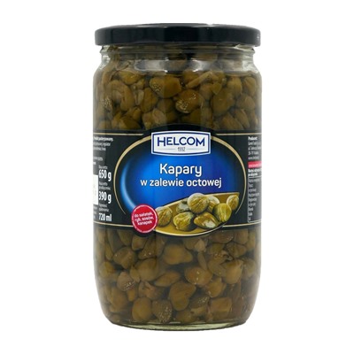 Каперсы маринованныеHELCOM 720 мл(650гр) 1/8 ст/б