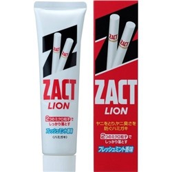 Зубная паста для устранения никотинового налета и запаха табака Zact, LION 150 г