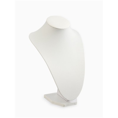 Бюст для украшений QF, 17.5×15×23 см, h=23 см, белый