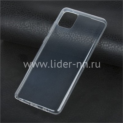 Задняя панель для Samsung Galaxy Note 10 Lite/M60S Силикон  прозрачная (пакет)