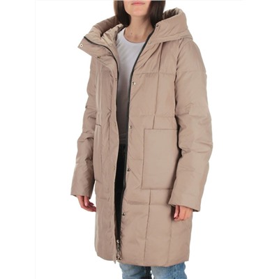22342 DK.BEIGE Куртка зимняя женская (150 гр. холлофайбера)