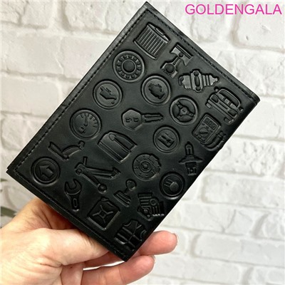 Портмоне для авто документов и паспорта натуральная кожа