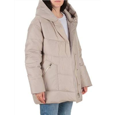 22359 BEIGE Куртка зимняя женская (200 гр. холлофайбера)