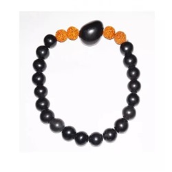 Браслет из Чёрного Агата: для гармонизации Сатурна, Black Agate Bracelet For Shani Dosh, произв. Kalyan Puja