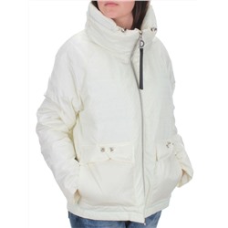 EAC918 WHITE Куртка демисезонная женская (100 гр. синтепон)