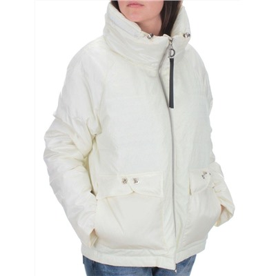 EAC918 WHITE Куртка демисезонная женская (100 гр. синтепон)