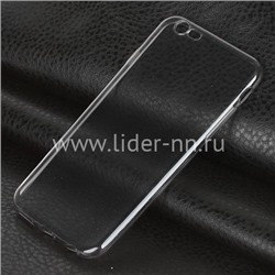 Задняя панель для  iPhone6 Силикон  черная (пакет)