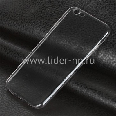 Задняя панель для  iPhone6 Силикон  черная (пакет)