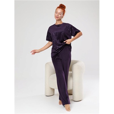 Костюм Элнора жаккард сливовый ИвК