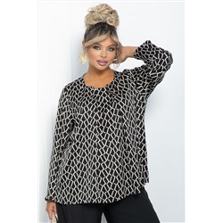 Блуза Ланта (черная) Б11845