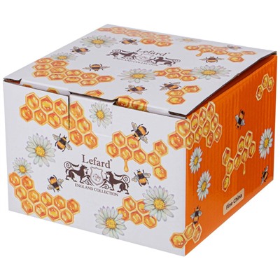 БАНКА С СИЛИКОНОВОЙ КРЫШКОЙ "ПЧЕЛЫ" 500 МЛ (КОР=24ШТ.)