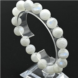 Браслет лунный камень (адуляр) шарик 12мм, 44г