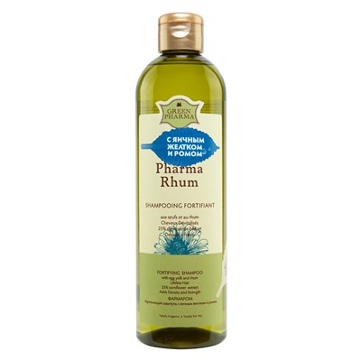 Шампунь Green Pharma Pharma Rhum с яичным желтком и ромом 500 ml