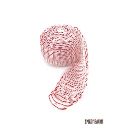 Сетка формовочная, калибр 150 мм, цвет красно-белый
