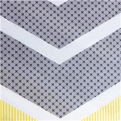 Постельное бельё Этель 2 сп Gray geometry 175х215см,200х220см,50х70см-2 шт, бязь, 125 г/м2