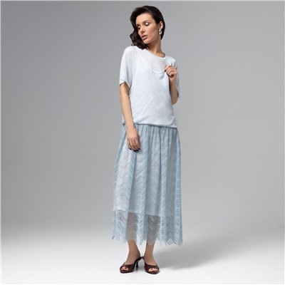 Платье комбинированное с кружевом, Доведу до мечты