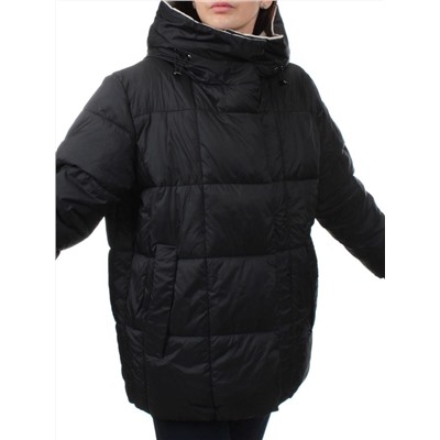3071 BLACK Куртка зимняя облегченная (150 гр. холлоффайбер)