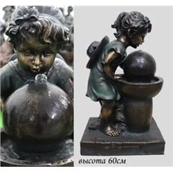 126-015 Фонтан 60см.(х1)Полистоун