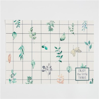 Салфетка на стол Доляна "Enjoy the little things" ПВХ 40*29см