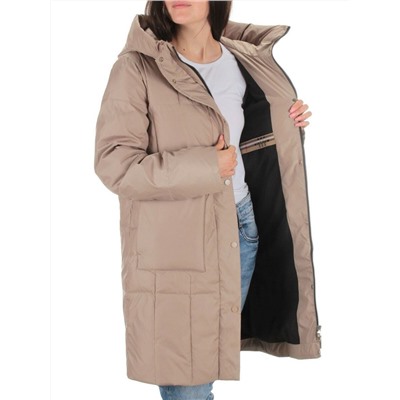 22342 DK.BEIGE Куртка зимняя женская (150 гр. холлофайбера)