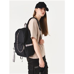 Рюкзак «Молодёжный» чёрный с серым