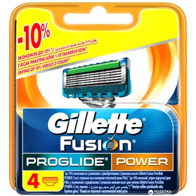 GT кассеты Fusion PROGLIDE Power \4шт