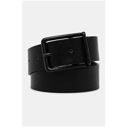 Pasek męski ze skóry ekologicznej kolor czarny