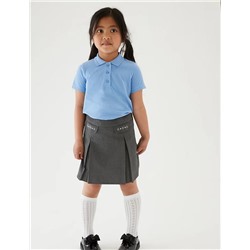Girls' Embroided School Skirt (2-18 Yrs)