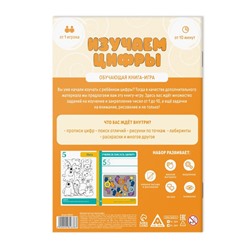 Обучающая книга-игра «Изучаем цифры», 5+