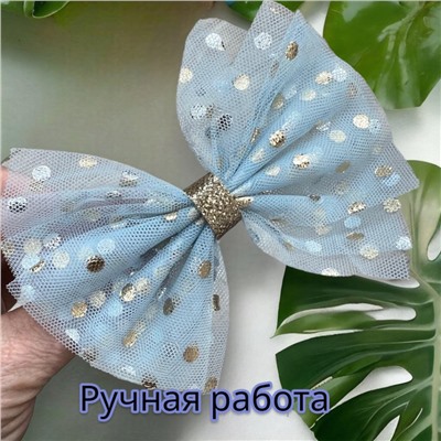 Заколка для волос "Уточка" с бантом УТ17 тип 8