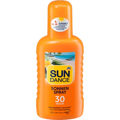SUNDANCE Sonnenspray Солнцезащитный спрей LSF 30, 200 мл