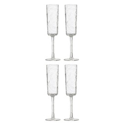 Набор бокалов из акрила Arctic для шампанского, 180 мл, прозрачный, 4 шт.