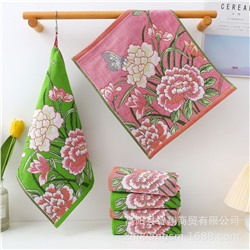 Retro gauze soft scarf, towel for face washing, double-sided wet wipes, does not fade