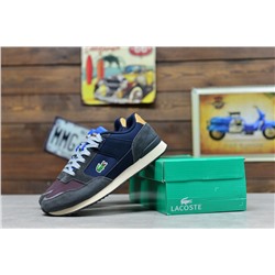 lacoste partner piste из натуральной замши и текстиля