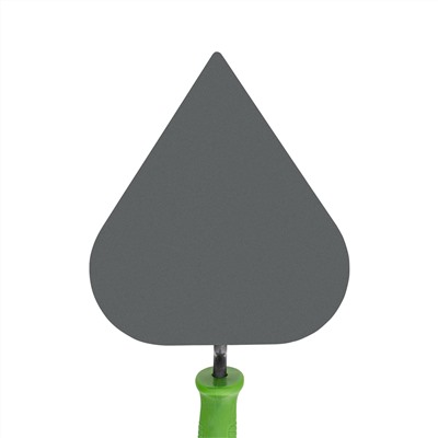 Кельма штукатура, стальная, пластиковая ручка Сибртех