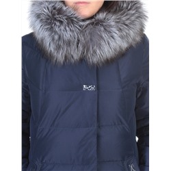 15-298 DK. BLUE Пальто зимнее женское (200 гр. холлофайбера)
