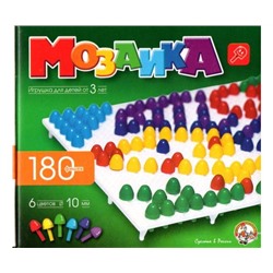 Мозаика d10/6цветов/180шт/1поле/230х200х35 00974